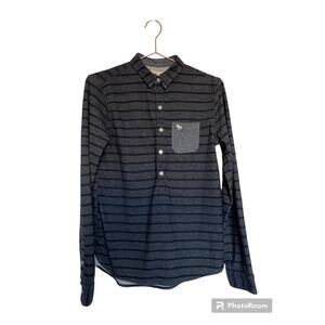 Abercrombie Kids Shirt Quarter Button Up Boys 15/16*‎